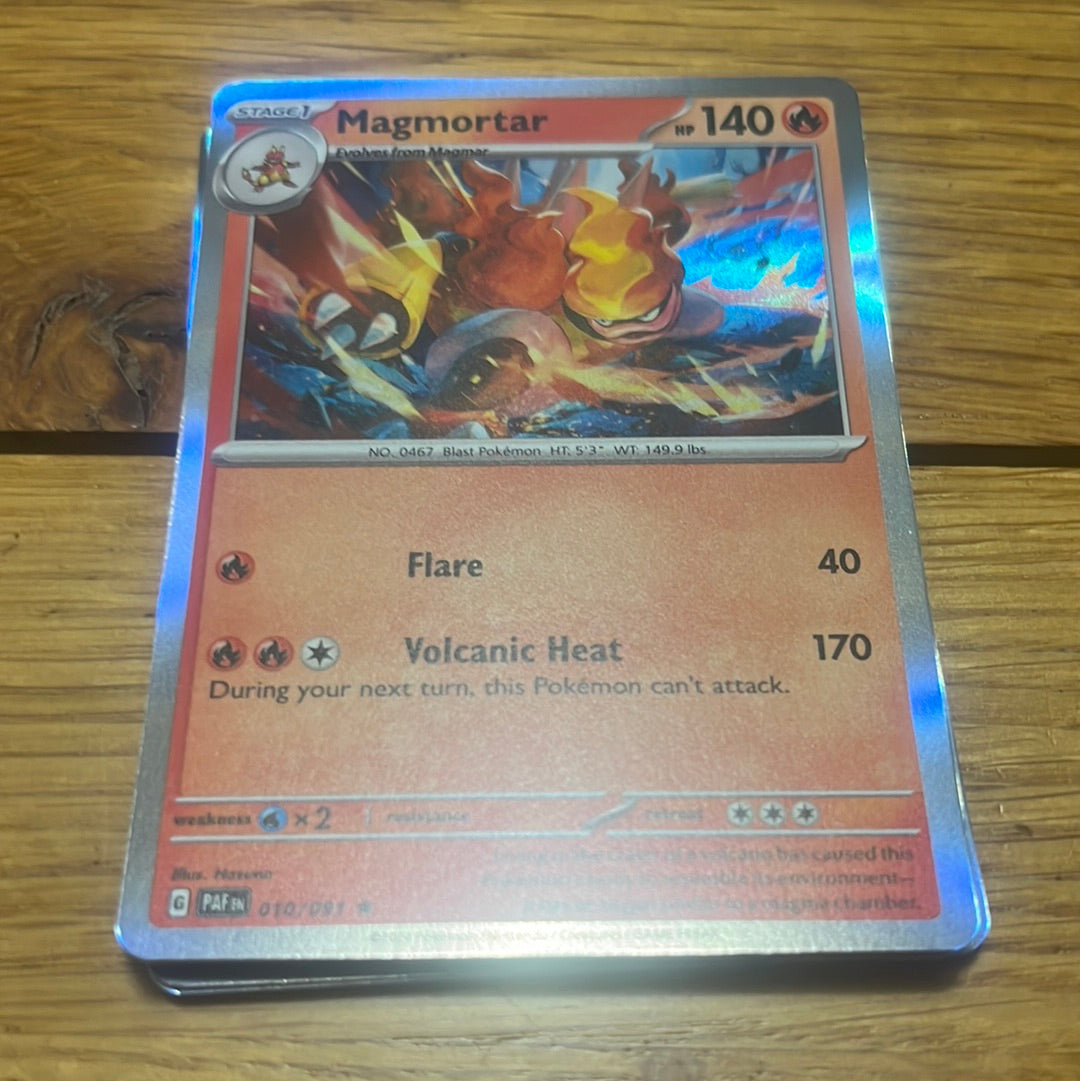 Paldean Fates: Magmortar #10 Paldean Fates: Magmortar #10